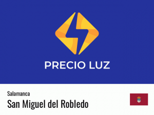 Precio luz hoy horas San Miguel del Robledo