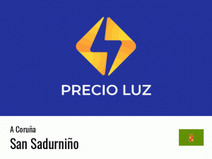 Precio luz hoy horas San Sadurniño