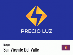 Precio luz hoy horas San Vicente Del Valle