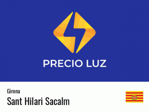 Precio luz hoy horas Sant Hilari Sacalm