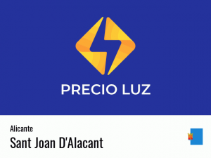 Precio luz hoy horas Sant Joan D'Alacant