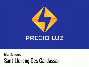 Precio luz hoy horas Sant Llorenç Des Cardassar