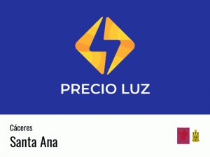 Precio luz hoy horas Santa Ana