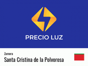 Precio luz hoy horas Santa Cristina de la Polvorosa