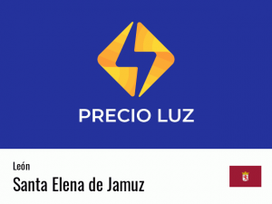 Precio luz hoy horas Santa Elena de Jamuz