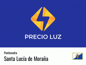 Precio luz hoy horas Santa Lucía de Moraña