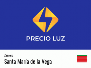 Precio luz hoy horas Santa María de la Vega