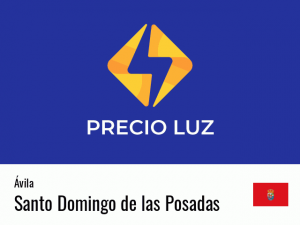 Precio luz hoy horas Santo Domingo de las Posadas
