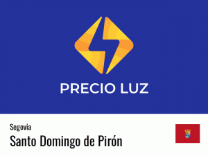 Precio luz hoy horas Santo Domingo de Pirón