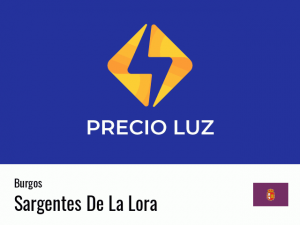 Precio luz hoy horas Sargentes De La Lora