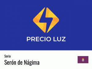 Precio luz hoy horas Serón de Nágima
