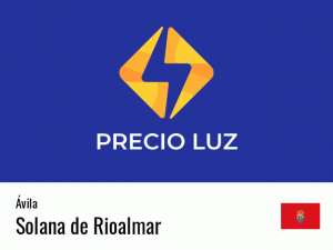 Precio luz hoy horas Solana de Rioalmar