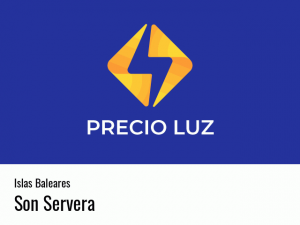 Precio luz hoy horas Son Servera