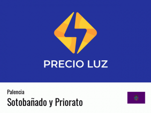 Precio luz hoy horas Sotobañado y Priorato