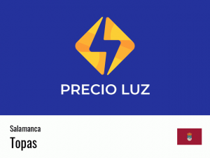 Precio luz hoy horas Topas