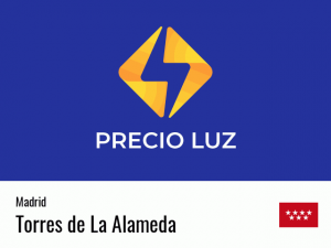 Precio luz hoy horas Torres de La Alameda