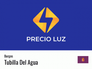 Precio luz hoy horas Tubilla Del Agua