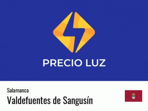 Precio luz hoy horas Valdefuentes de Sangusín