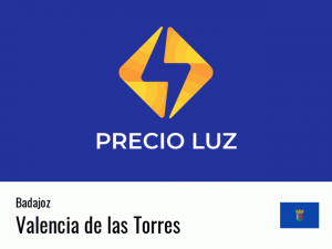 Precio luz hoy horas Valencia de las Torres