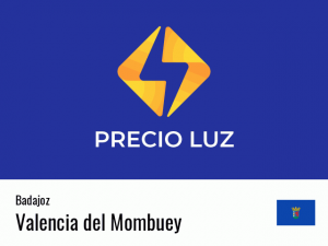 Precio luz hoy horas Valencia del Mombuey