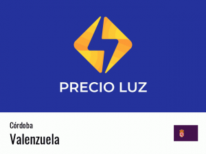 Precio luz hoy horas Valenzuela