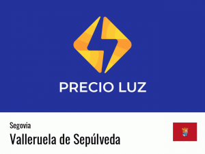 Precio luz hoy horas Valleruela de Sepúlveda