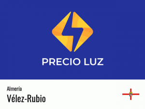 Precio luz hoy horas Vélez-Rubio