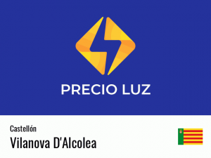 Precio luz hoy horas Vilanova D'Alcolea