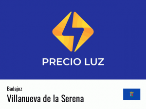 Precio luz hoy horas Villanueva de la Serena