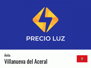 Precio luz hoy horas Villanueva del Aceral