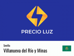 Precio luz hoy horas Villanueva del Río y Minas