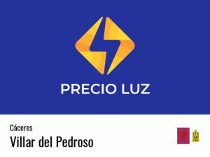 Precio luz hoy horas Villar del Pedroso