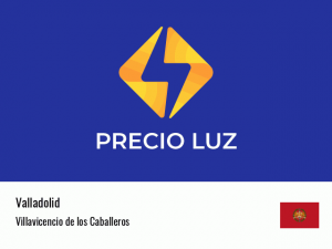 Precio luz hoy horas Villavicencio de los Caballeros