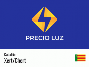 Precio luz hoy horas Xert/Chert