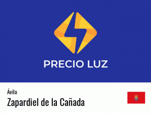 Precio luz hoy horas Zapardiel de la Cañada