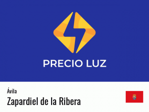 Precio luz hoy horas Zapardiel de la Ribera