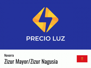 Precio luz hoy horas Zizur Mayor/Zizur Nagusia