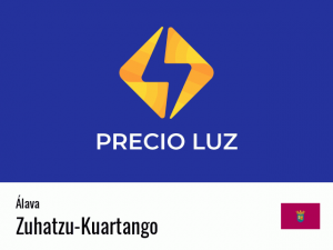 Precio luz hoy horas Zuhatzu-Kuartango